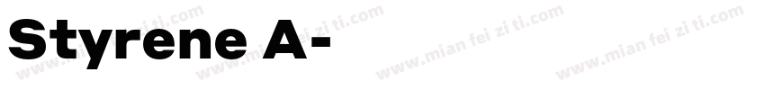 Styrene A字体转换